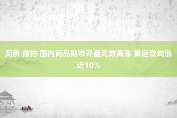 厕所 偷拍 国内商品期市开盘无数高涨 集运欧线涨近10%