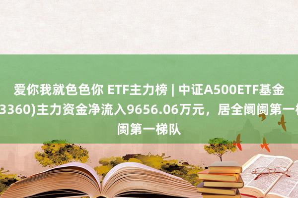 爱你我就色色你 ETF主力榜 | 中证A500ETF基金(563360)主力资金净流入9656.06万元，居全阛阓第一梯队