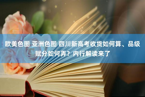 欧美色图 亚洲色图 四川新高考收货如何算、品级赋分如何弄？内行解读来了